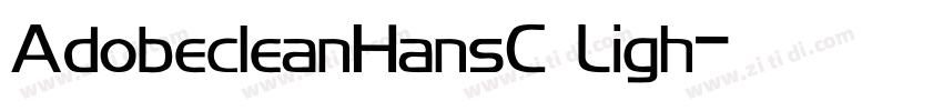 AdobecleanHansC Ligh字体转换